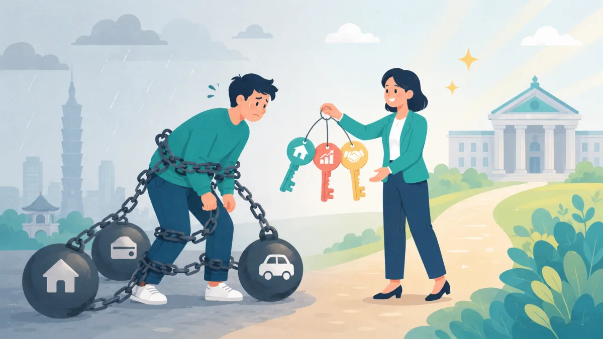 協商、更生、清算差在哪？欠債處理方式完整比較